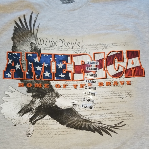 AMERICA GRAY T SHIRT new with tags - Picture 2 of 5